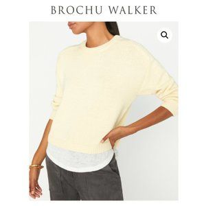 Corbin Looker Layered Crewneck Sweater